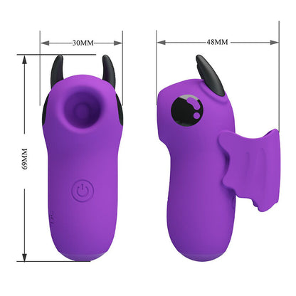 PRETTY LOVE - STIMULATEUR DE DOIGTS RECHARGEABLE MAGIC DEVIL VIOLET