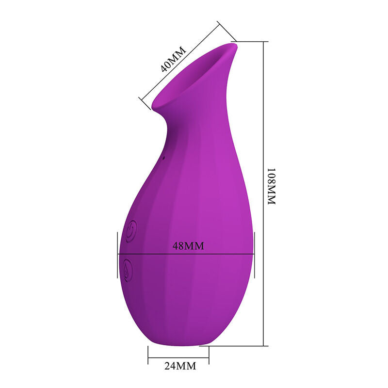 PRETTY LOVE - BOUTEILLE MAGIQUE STIMULATEUR CLITORIAL À SUCCION RECHARGEABLE VIOLETTE