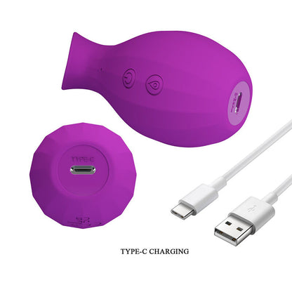 PRETTY LOVE - BOUTEILLE MAGIQUE STIMULATEUR CLITORIAL À SUCCION RECHARGEABLE VIOLETTE