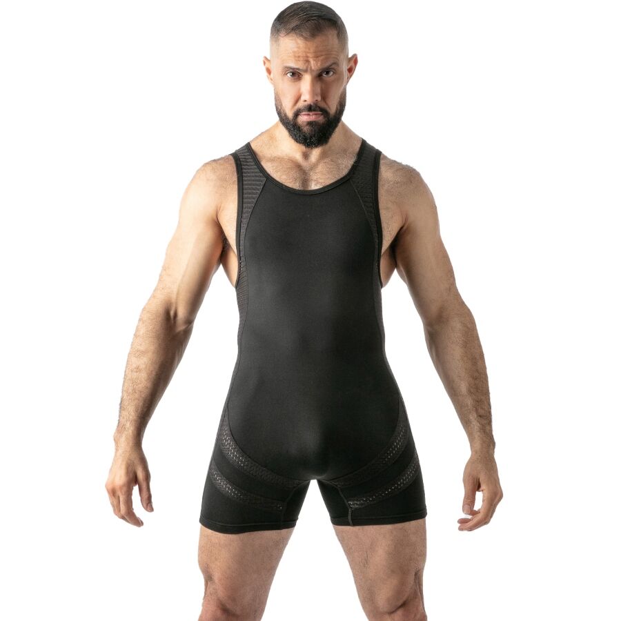 LOCKER GEAR - MONO DÉBARDEUR À ACCÈS OUVERT NOIR M