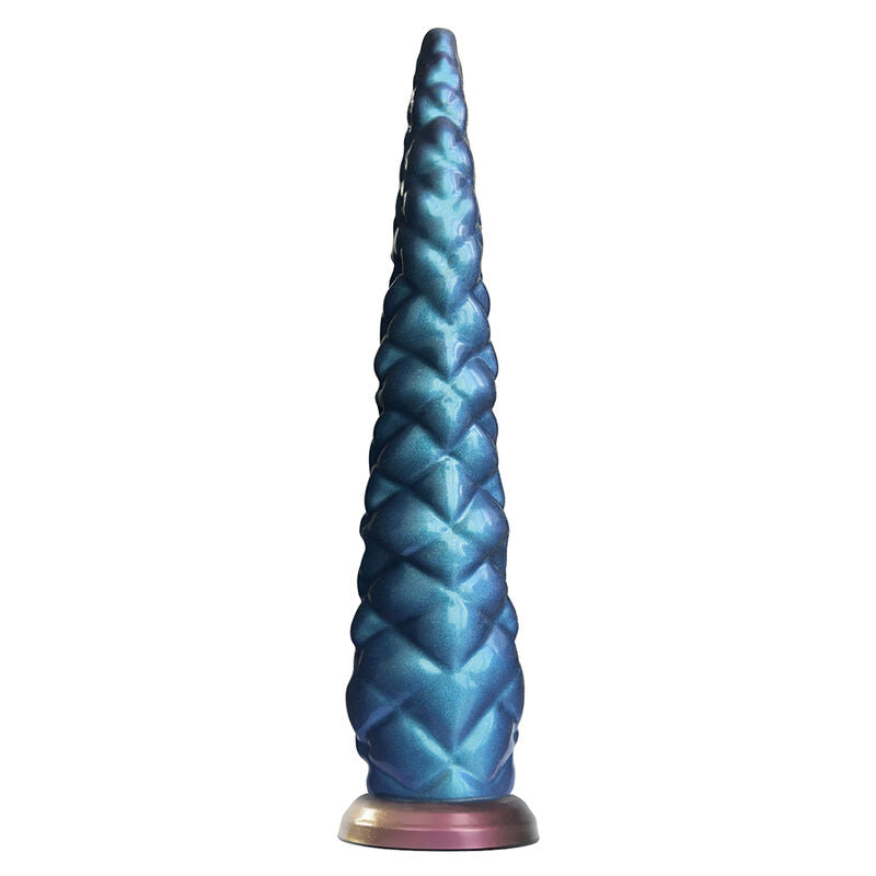 POWER MONSTERS - GODEMICHÉ EN SILICONE TRICOLORE FANTAISIE À TENTACULES ABYSSAUX 46 CM Ø 7 CM