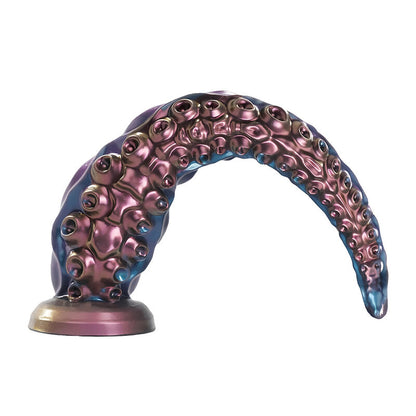 POWER MONSTERS - GODEMICHÉ EN SILICONE TRICOLORE FANTAISIE À TENTACULES ABYSSAUX 46 CM Ø 7 CM
