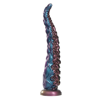 POWER MONSTERS - GODEMICHÉ EN SILICONE TRICOLORE FANTAISIE À TENTACULES ABYSSAUX 46 CM Ø 7 CM