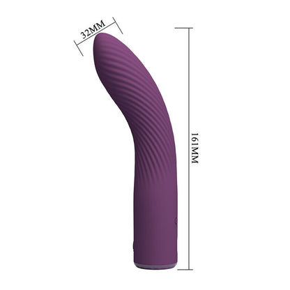 PRETTY LOVE - VIBRATEUR RECHARGEABLE KISSELL 10 FONCTIONS VIOLET