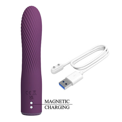 PRETTY LOVE - VIBRATEUR RECHARGEABLE KISSELL 10 FONCTIONS VIOLET