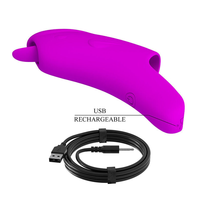 PRETTY LOVE - PETERSON HONEY FINGER VIBRATEUR À DOIGTS RECHARGEABLE VIOLET