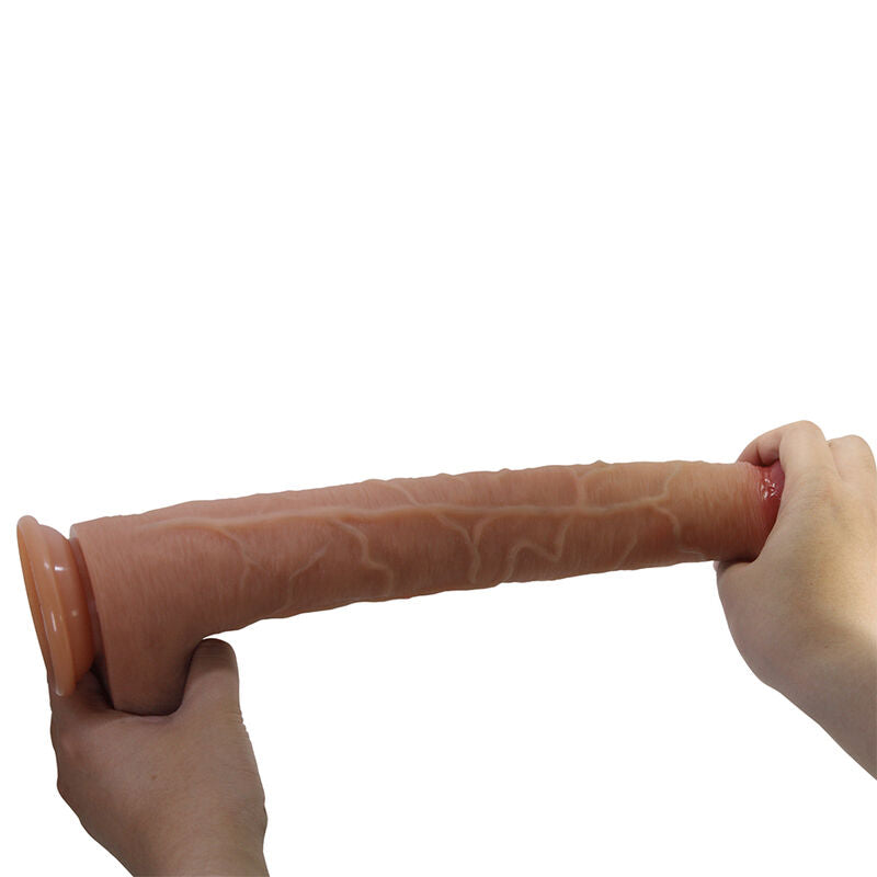 PRETTY LOVE - TERIN PLUS GODEMICHET RÉALISTE EN SILICONE AVEC VENTOUSE 37,6 CM Ø 5,5 CM