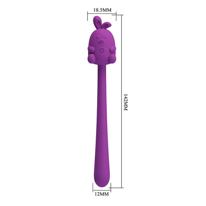 PRETTY LOVE - BÂTON VIBRANT FLEXIBLE LAPIN MIGNON RECHARGEABLE USB VIOLET