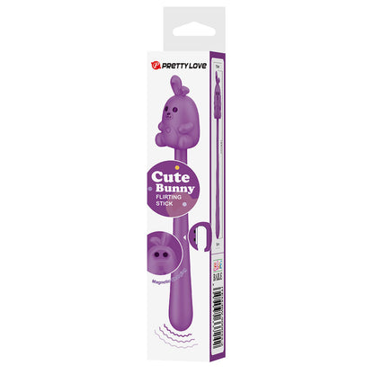PRETTY LOVE - BÂTON VIBRANT FLEXIBLE LAPIN MIGNON RECHARGEABLE USB VIOLET