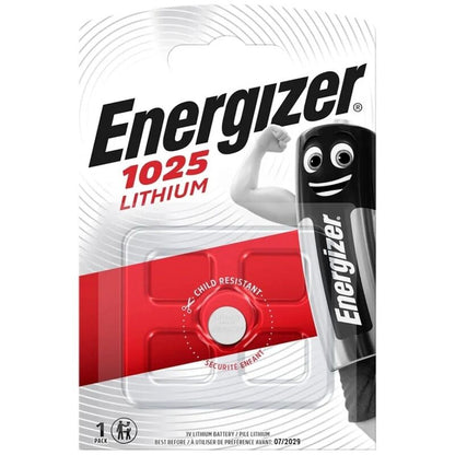 ENERGIZER - PILE BOUTON AU LITHIUM CR1025 3V 1 UNITÉ