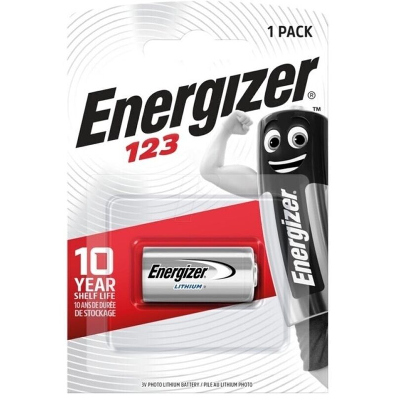 ENERGIZER - PILE AU LITHIUM PHOTO CR123 3V BLISTER*1