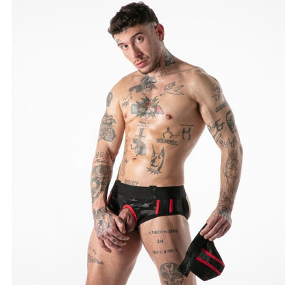 LOCKER GEAR - SLIP MILITAIRE COMPLET ROUGE S