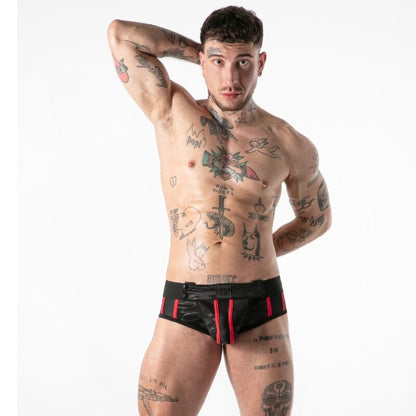 LOCKER GEAR - SLIP MILITAIRE COMPLET ROUGE S