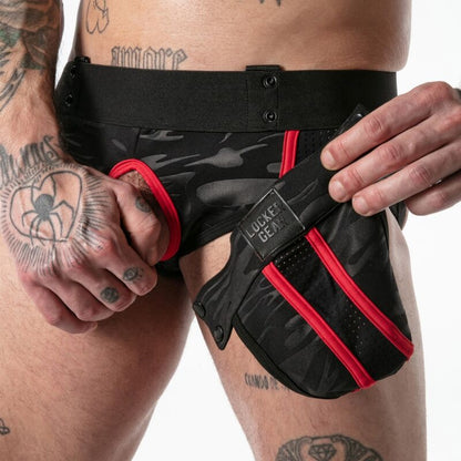 LOCKER GEAR - SLIP MILITAIRE COMPLET ROUGE M