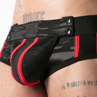 LOCKER GEAR - SLIP MILITAIRE COMPLET ROUGE L