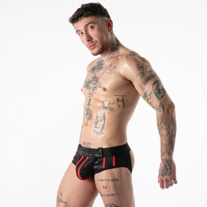 LOCKER GEAR - SLIP MILITAIRE COMPLET ROUGE XL