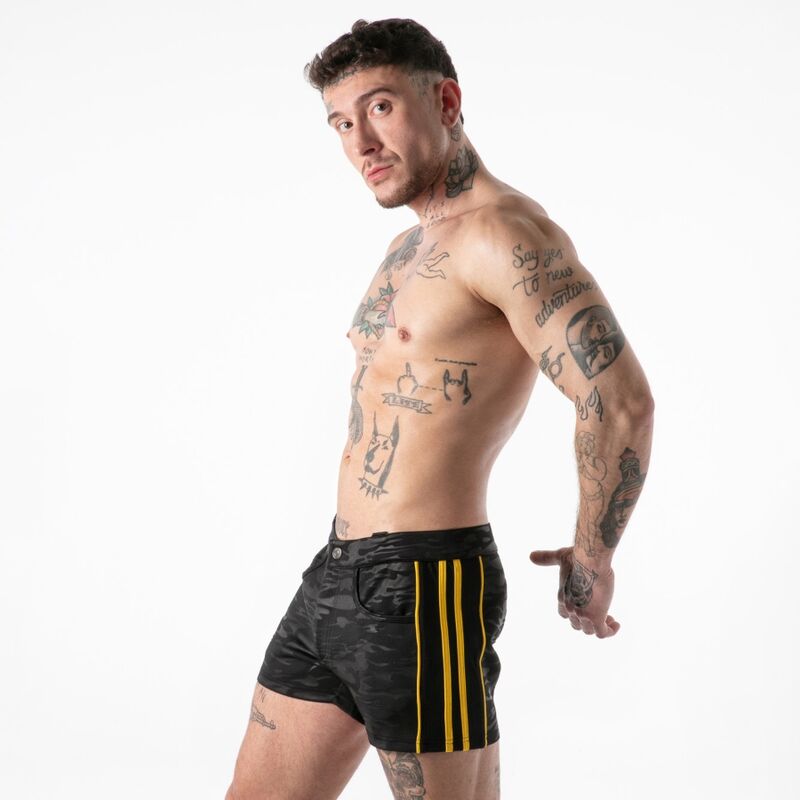 LOCKER GEAR - ACCÈS MILITAIRE COMPLET COURT JAUNE XL