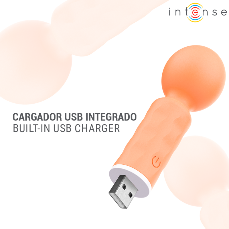 INTENSE - JARED MINI BANDEAU DE MASSAGE RECHARGEABLE USB ORANGE