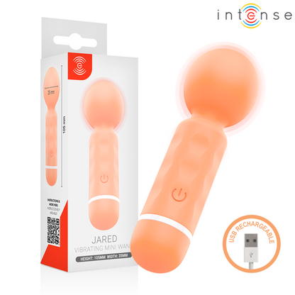 INTENSE - JARED MINI BANDEAU DE MASSAGE RECHARGEABLE USB ORANGE