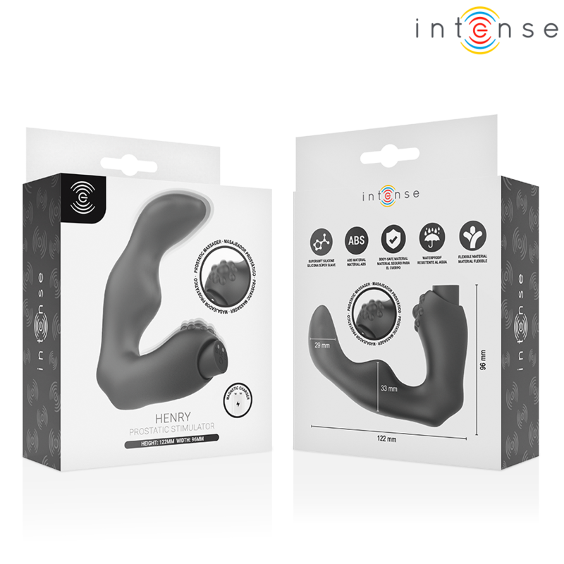INTENSE - HENRY MASSEUR DE PROSTATE RECHARGEABLE USB NOIR