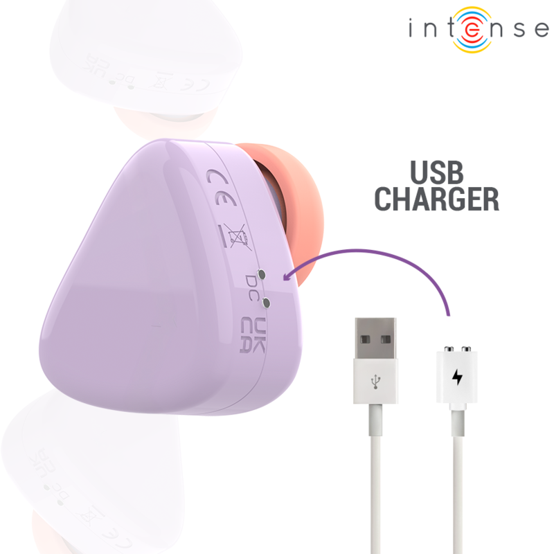 INTENSE - CUKI STIMULATEUR CLITORIAL À SUCCION RECHARGEABLE USB VIOLET
