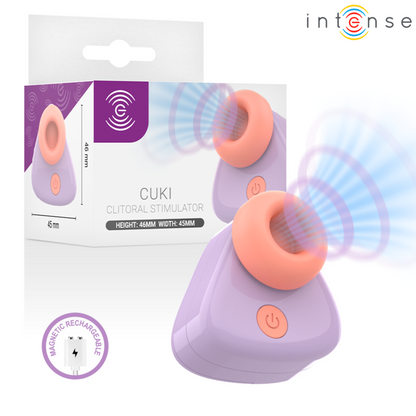 INTENSE - CUKI STIMULATEUR CLITORIAL À SUCCION RECHARGEABLE USB VIOLET