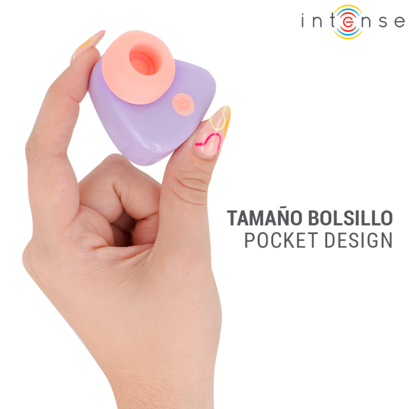 INTENSE - CUKI STIMULATEUR CLITORIAL À SUCCION RECHARGEABLE USB VIOLET