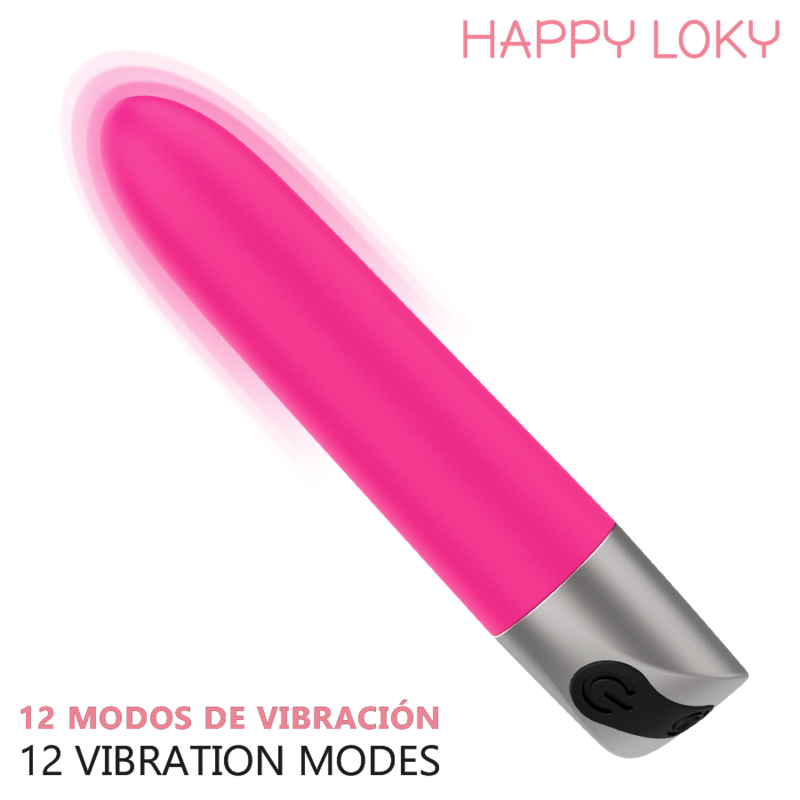 HAPPY LOKY - MINI VIBRATEUR RECHARGEABLE USB ROSE EN FORME DE PIGLET