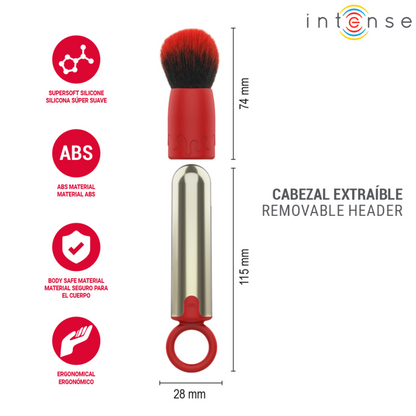 INTENSE - PINCEAU DE MAQUILLAGE VIBRANT RECHARGEABLE USB TOM ROUGE