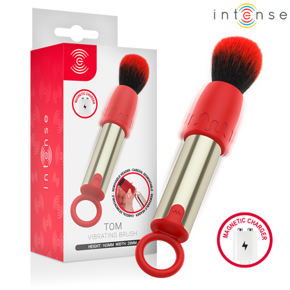 INTENSE - PINCEAU DE MAQUILLAGE VIBRANT RECHARGEABLE USB TOM ROUGE