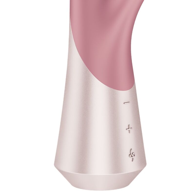SATISFYER - PEARL BUNNY 1 VIBRATEUR LAPIN AVEC PERLES ROTATIVES TERRE CUITE