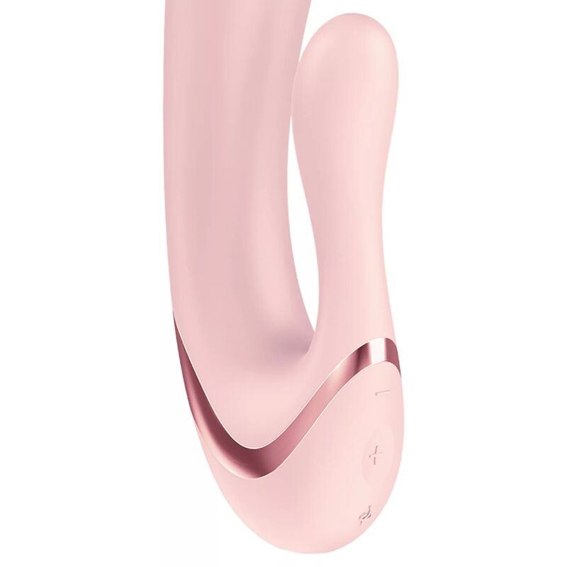 SATISFYER - VIBRATEUR LAPIN PEARL BUNNY 3 AVEC PERLES ROTATIVES ROSE CLAIR