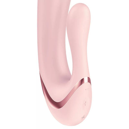 SATISFYER - VIBRATEUR LAPIN PEARL BUNNY 3 AVEC PERLES ROTATIVES ROSE CLAIR