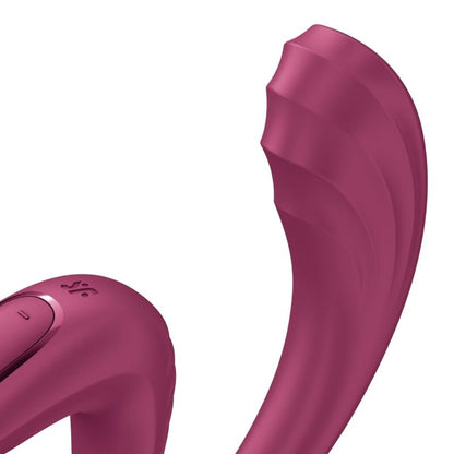 SATISFYER - G FOR GODDESS 3 VIBRATEUR À DOUBLE STIMULATION BORDEAUX