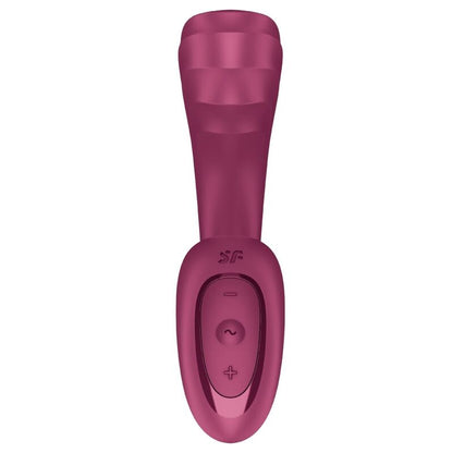SATISFYER - G FOR GODDESS 3 VIBRATEUR À DOUBLE STIMULATION BORDEAUX