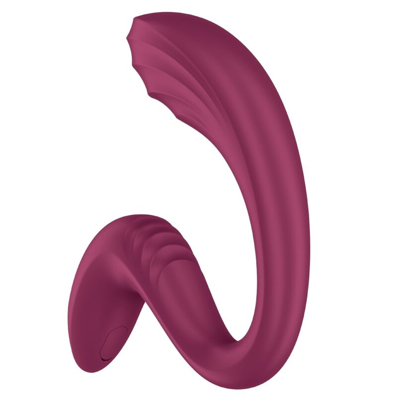 SATISFYER - G FOR GODDESS 3 VIBRATEUR À DOUBLE STIMULATION BORDEAUX