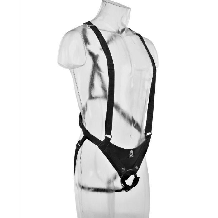 KING COCK - STRAP-ON AVEC GODE CREUX 28 CM ET SANGLES