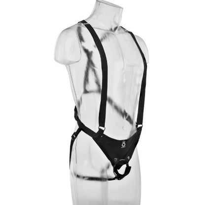 KING COCK - STRAP-ON AVEC GODE CREUX 28 CM ET SANGLES