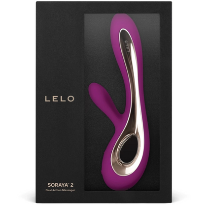 Soraya 2 - Vibromasseur rabbit point G et clitoris - Rose profond