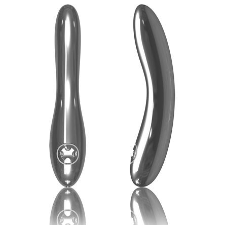 Inez - Vibromasseur de luxe - Acier inoxydable