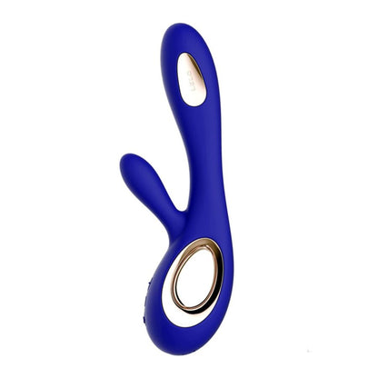 Soraya Wave - Vibromasseur rabbit point G et clitoris - Bleu
