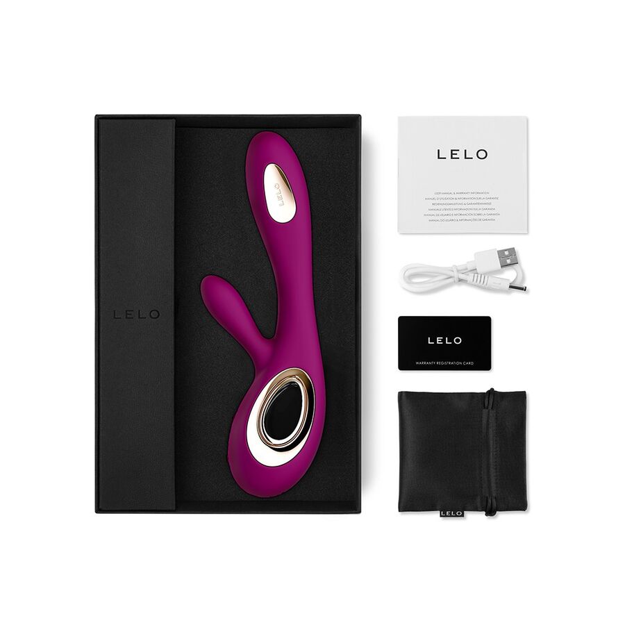 Soraya Wave - Vibromasseur rabbit point G et clitoris - Rose profond