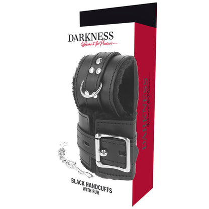 DARKNESS - MENOTTES BDSM DOUBLÉES NOIRES