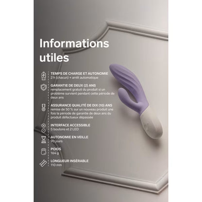 Lelo Ina Twist - Vibromasseur clitoridien et point G - Rose