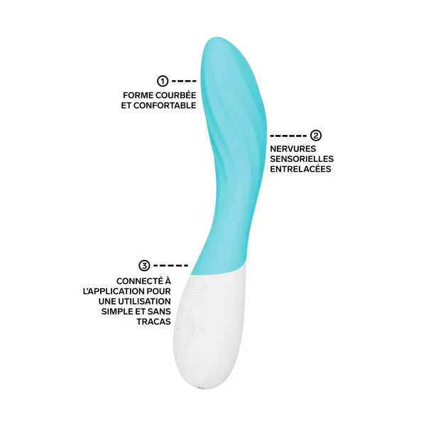 Lelo Mona Twist - Stimulateur point G connecté - Turquoise