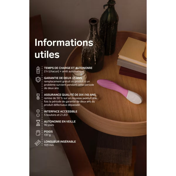 Lelo Mona Twist - Stimulateur point G connecté - Rose