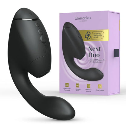 Womanizer Next Duo - Stimulateur clitoris et point G - Noir