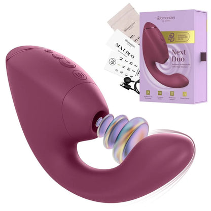 Womanizer Next Duo - Stimulateur clitoris et point G - Rose intense