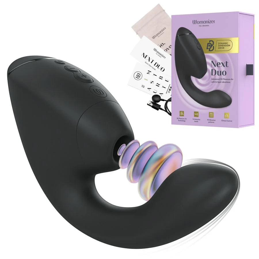 Womanizer Next Duo - Stimulateur clitoris et point G - Noir